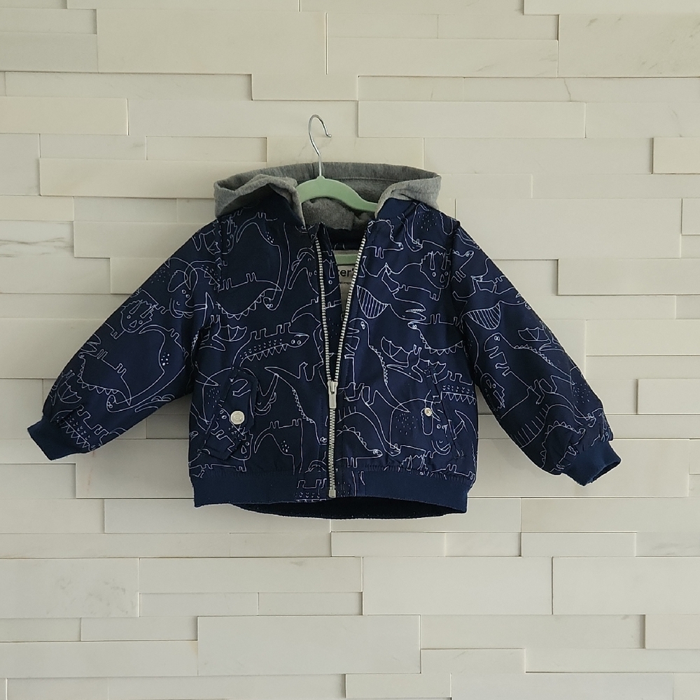 Carter's Blue Dinosaur Hoodie